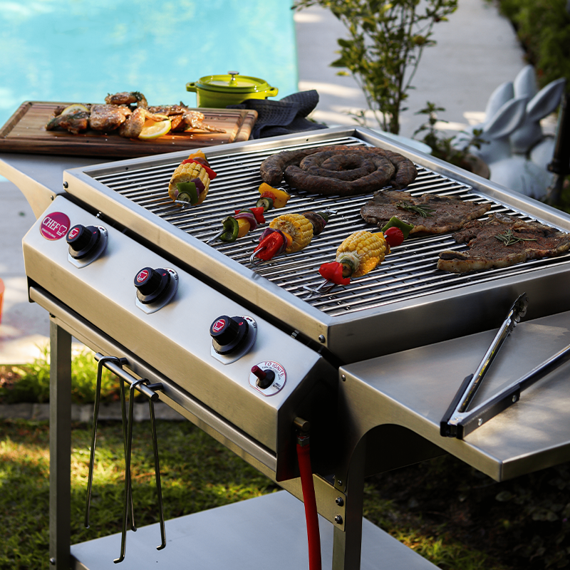Image of charcoal braai in .