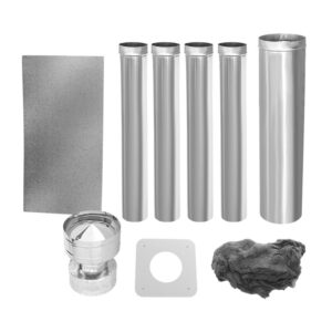 METAVILA VERTICAL FLUE KIT 150MM