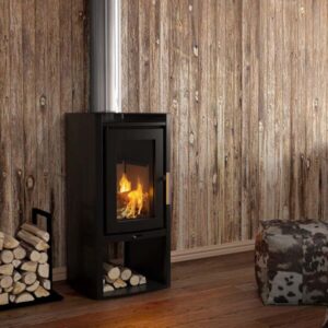Alternative view of Metavila Fireplace Concept with Vertical Flue Kit