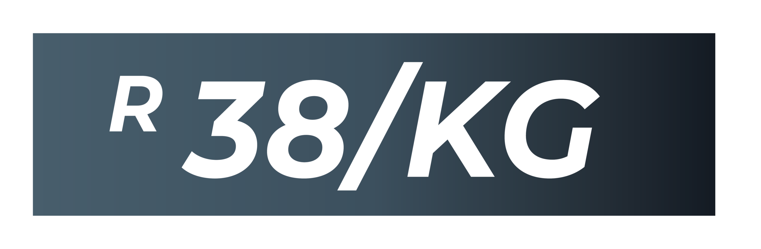 Gas refill R38/kg