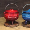 Red #1/4 Size Potjies (Set of 2) and 2 x #1/4 Size Potjie Coasters COMBO Red #1/4 Size Potjies (Set of 2) and 2 x #1/4 Size Potjie Coasters COMBO - Image 2